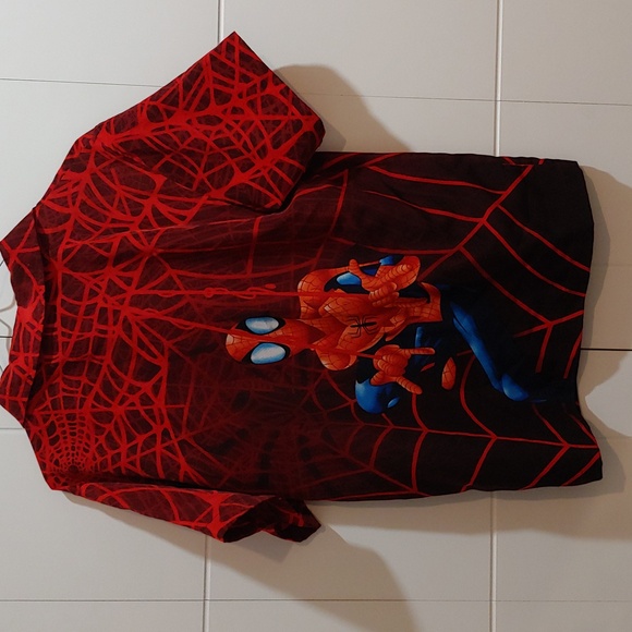Vintage 2003 Marvel Spiderman Hawaiian Shirt - Picture 2 of 6